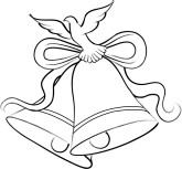 Clip Art Wedding Bell Clipart wedding bell clip art and menu graphics musthavemenus 19 found dove clipart