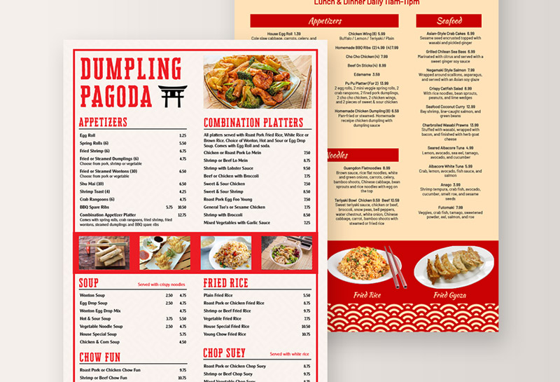 Cantonese Food Menu