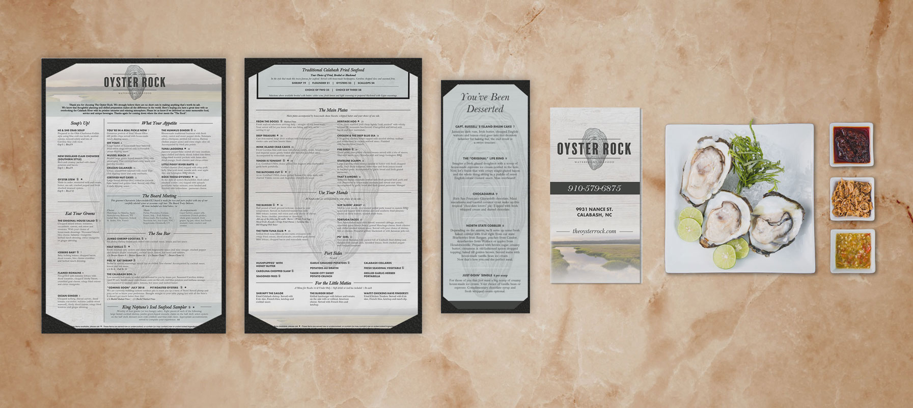 Graphic Design for Asian food menus