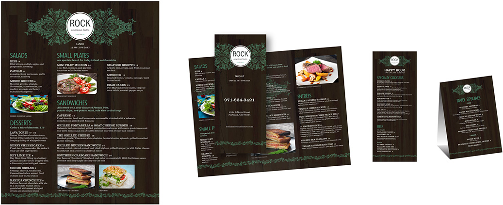 restaurant menu makers