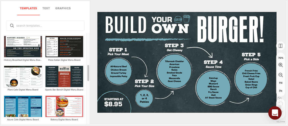 Design Digital Menu Boards