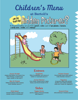 kids menu kid menu designs kid menu templates musthavemenus