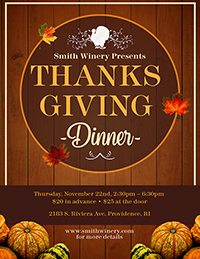 Thanksgiving Flyer