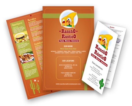 restaurant brochure template