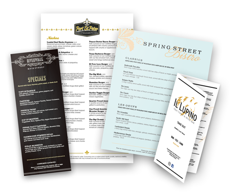 deli menu templates