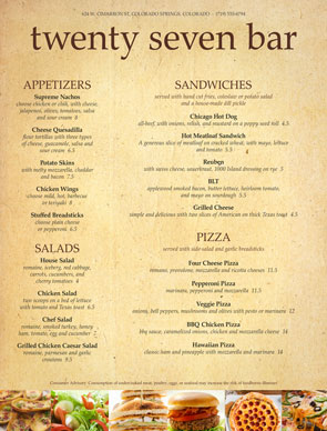 Food Menu