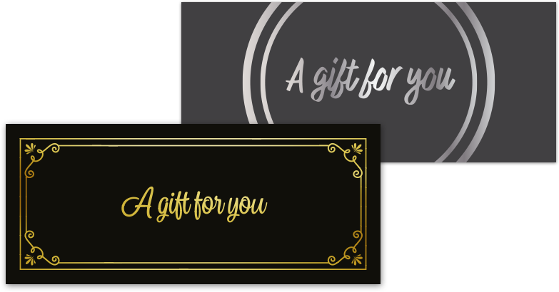 Print Restaurant Gift Certificates