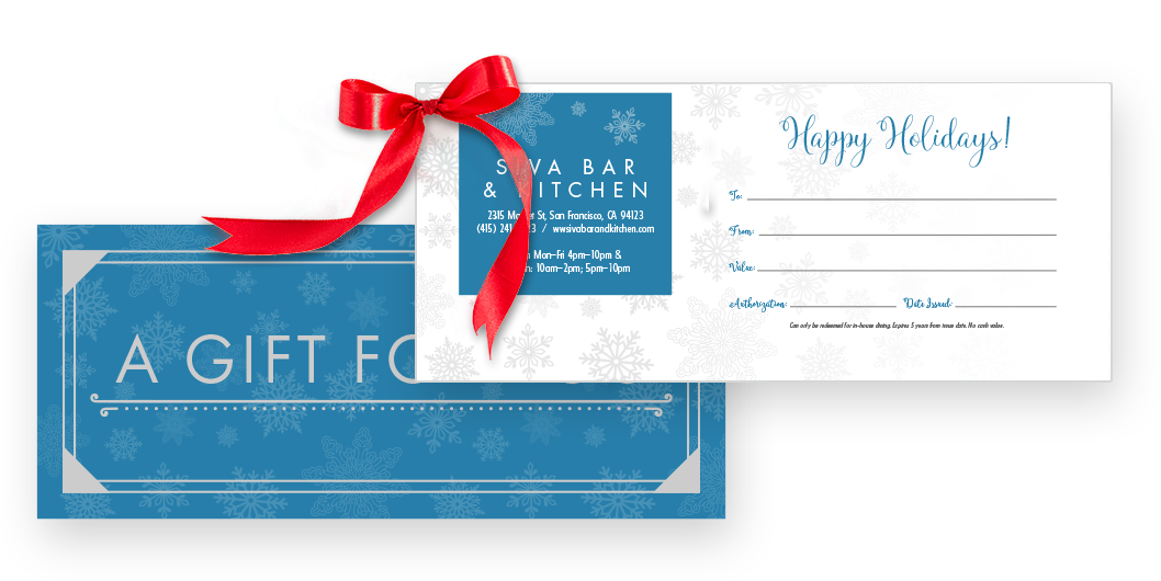 Gift Certificate Printing