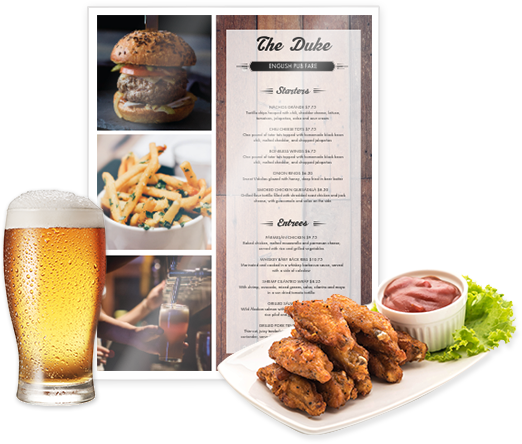 Premium Menu Papers