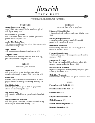 Park Cafe Menu Letter Cafe Menus Park Cafe Menu Letter Cafe Menus