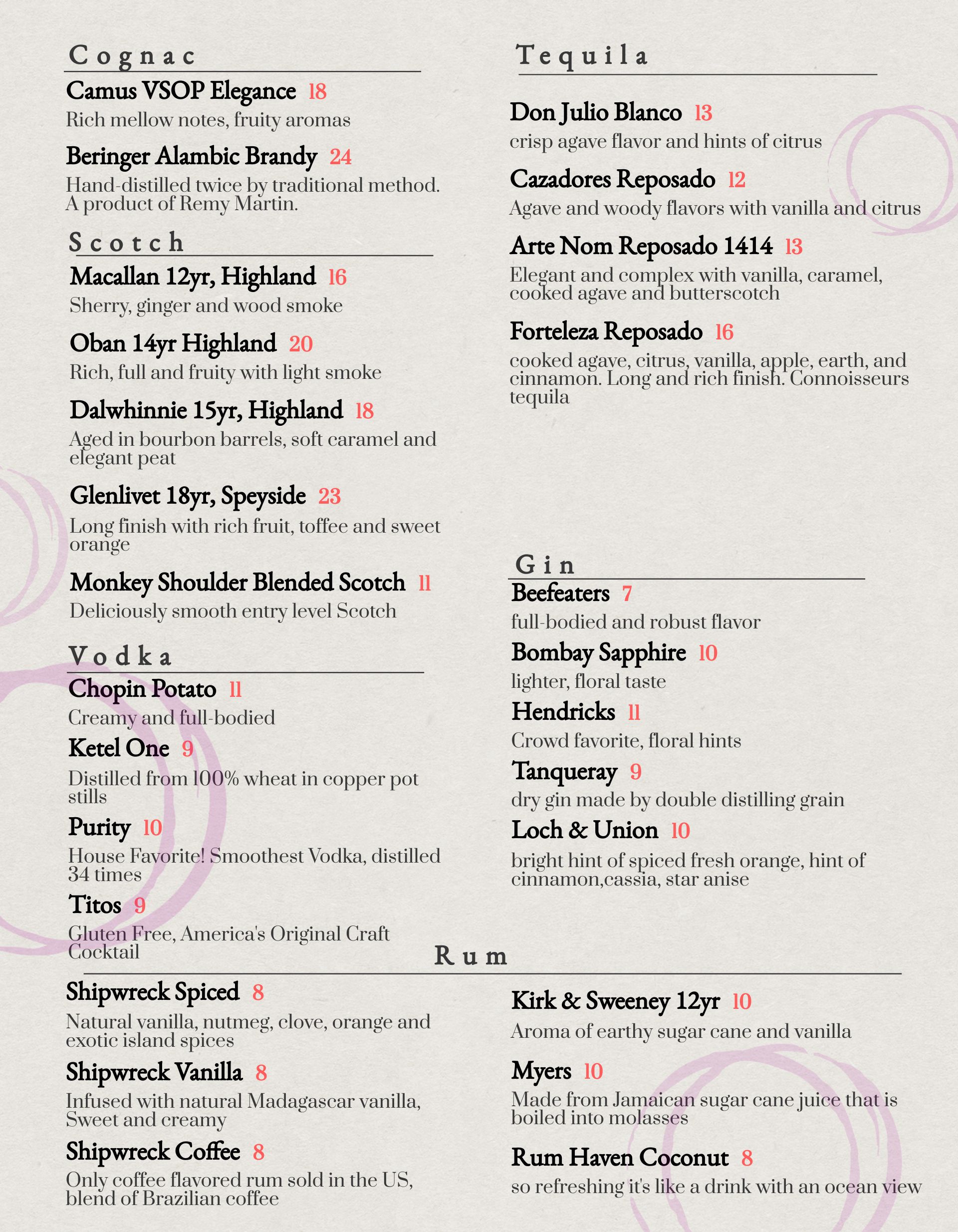 coastal flats happy hour menu