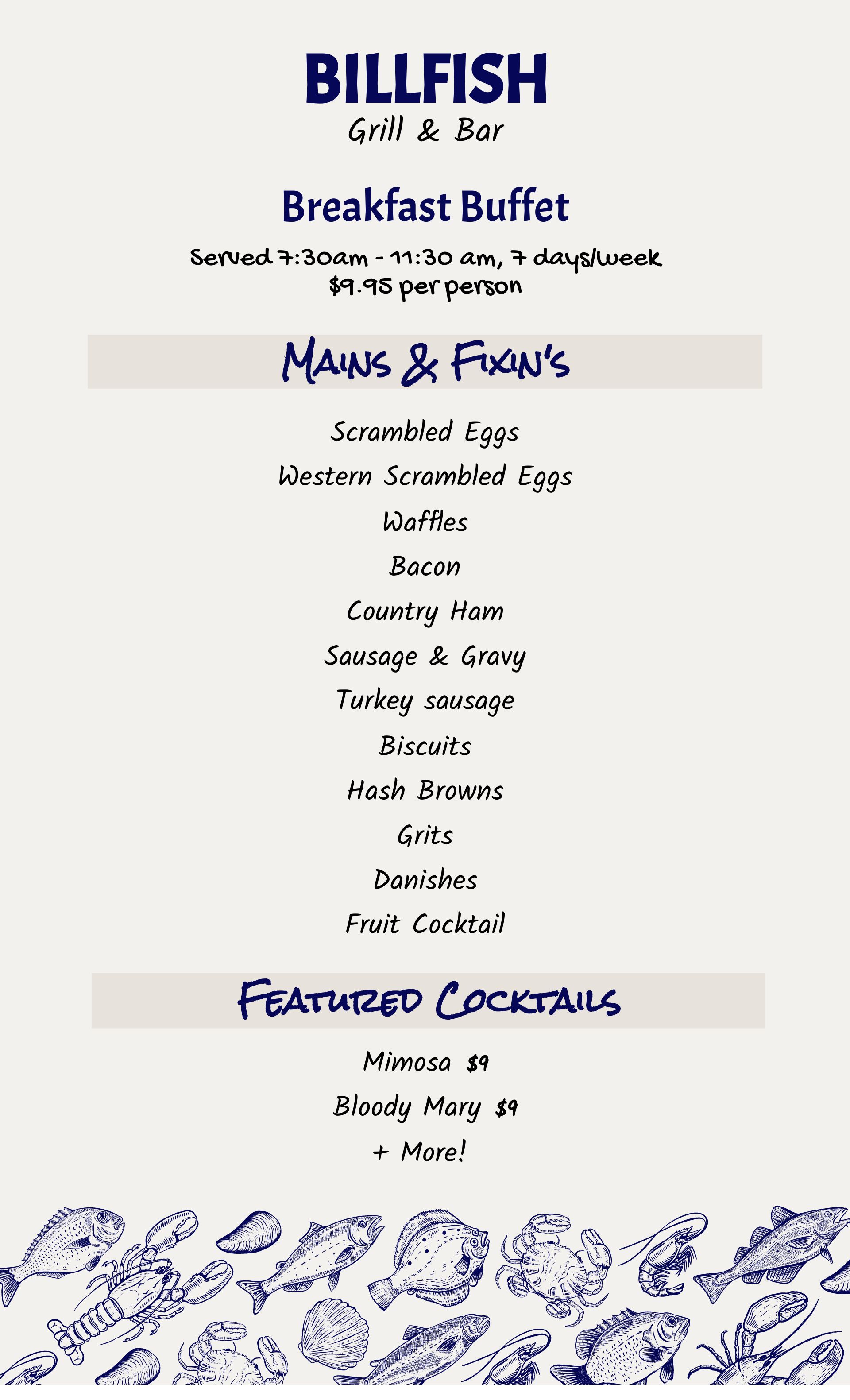 Breakfast Buffet Menu *Final*